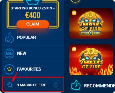 9 masks of fire king millions