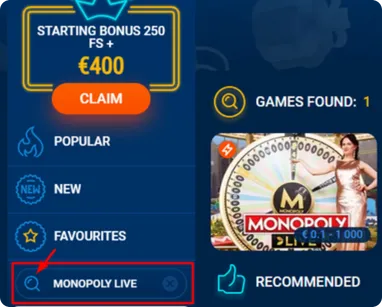 genting casino monopoly live