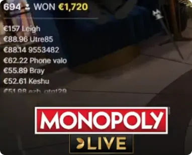 Monopoly Live Payouts