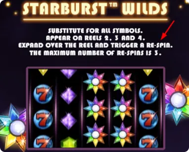 Starburst Slot Free Spins