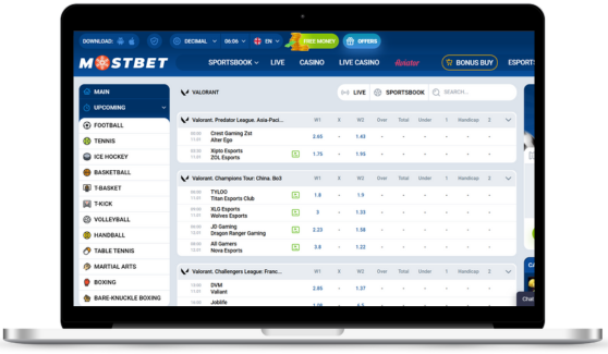 Mostbet tournament valorant