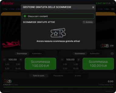 Utilizzo Bonus Gioco Aviator