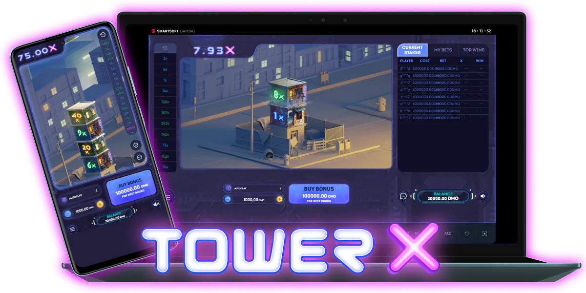Tower X Game Play