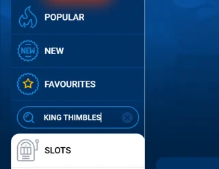 find the King Thimbles game