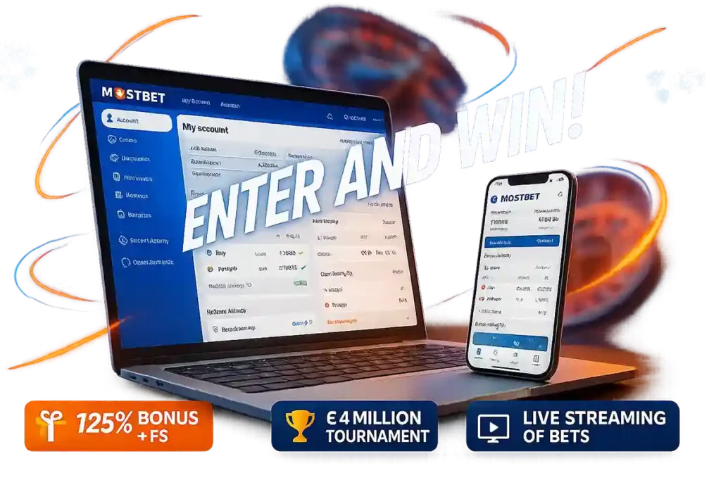 login at mostbet online casino and start winning