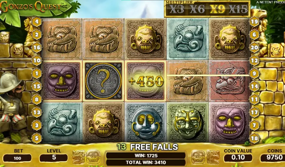 Gonzo’s Quest potential payouts
