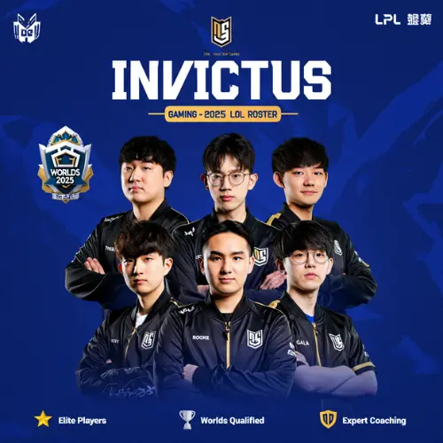 Invictus Gaming LOL Roster for 2025
