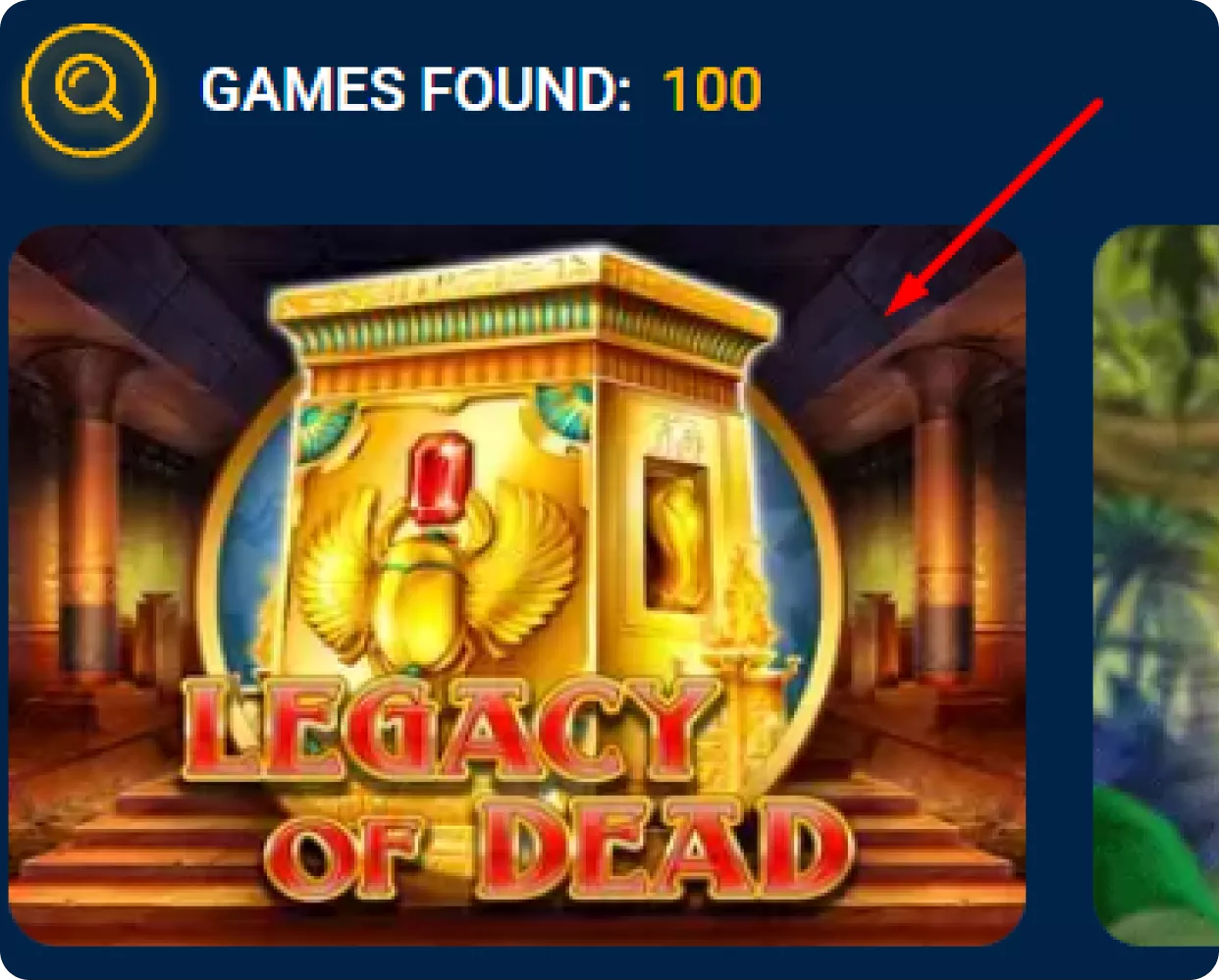 Access Legacy of Dead Slot