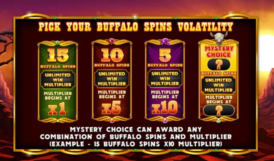 Buffalo Rising Megaways video and image gallery