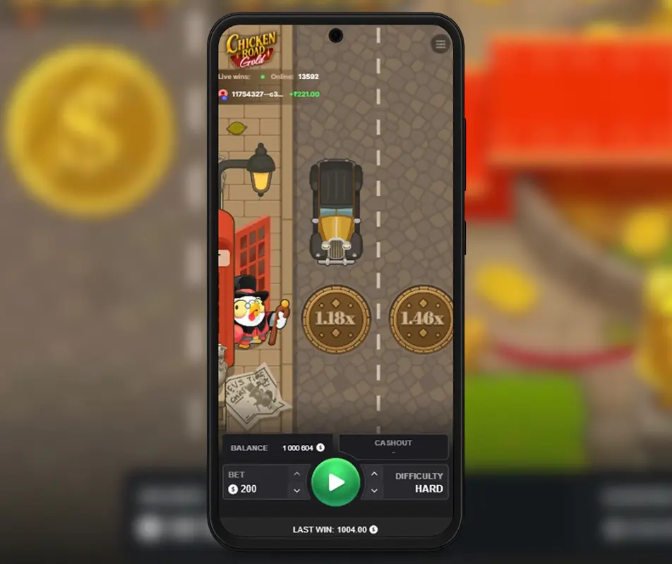 Chicken Road Gold on Mobile
