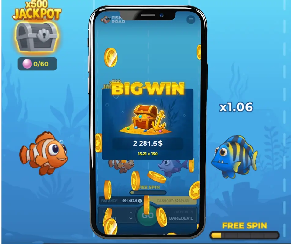 Mobile Experience Fish Road