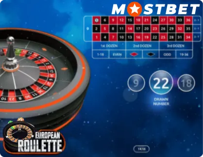 Mostbet European Roulette RTP