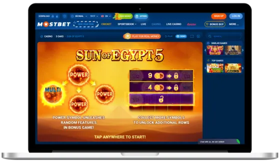 Sun of Egypt 5 Multiplier Explosion