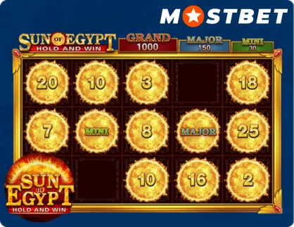 Sun of Egypt Hold Win Bonus Game