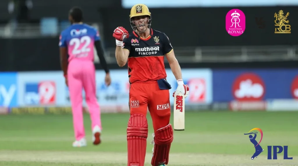 RR and RCB Live Score