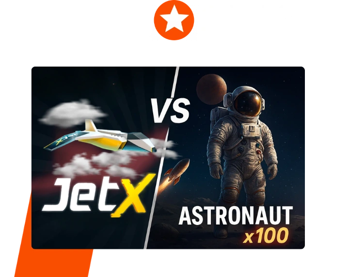 Astronaut vs JetX