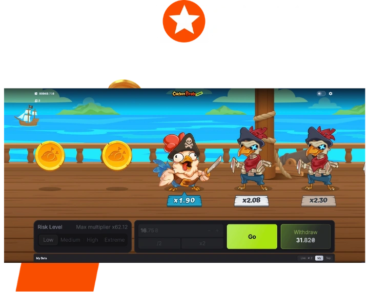 Chicken Pirate Platform