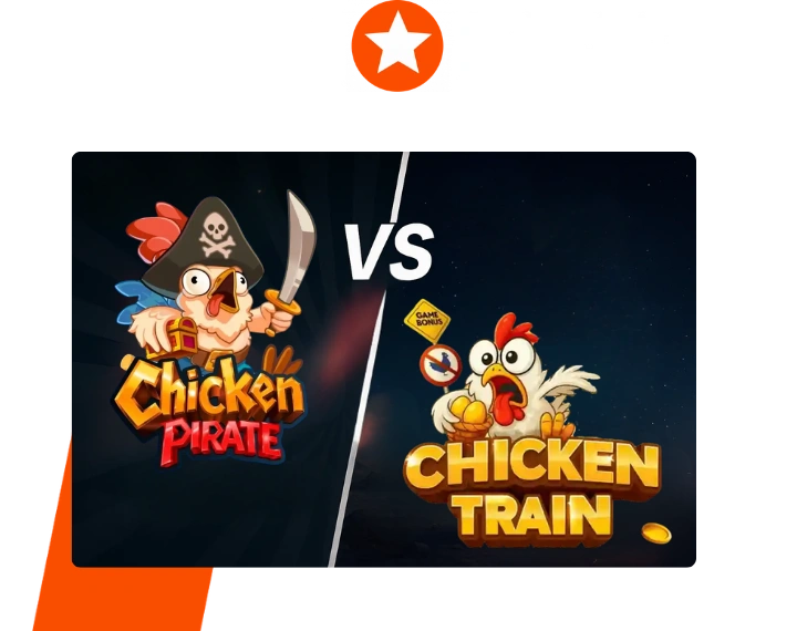 Chicken Pirate vs Chicken Train