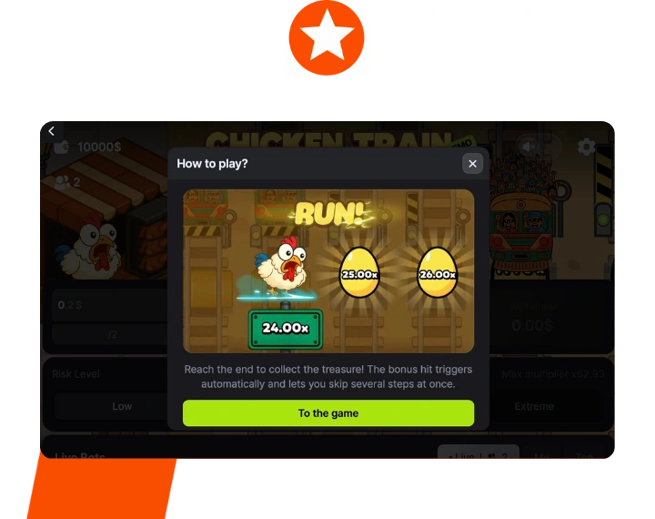 Chicken Train Demo Mode