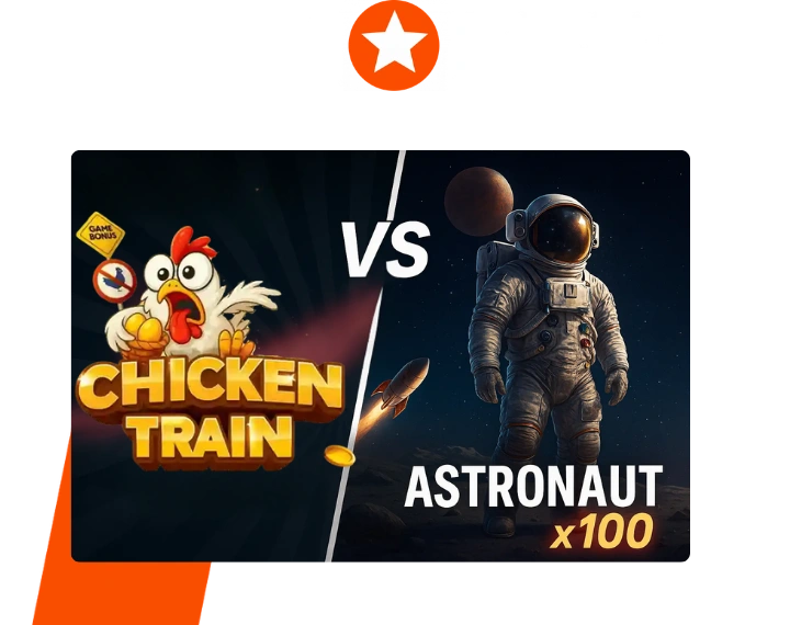 Chicken Train vs Astronaut