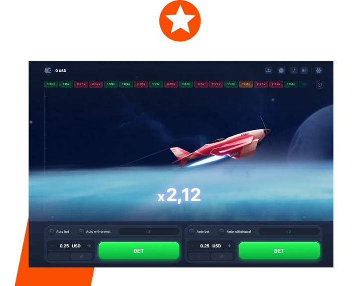 Play Air Jet on Mostbet