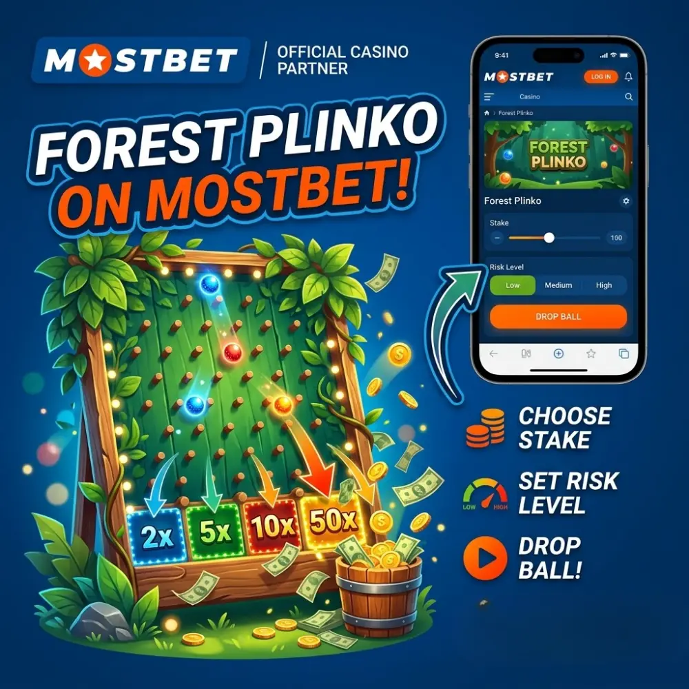How to Play Forest Plinko on Mostbet
