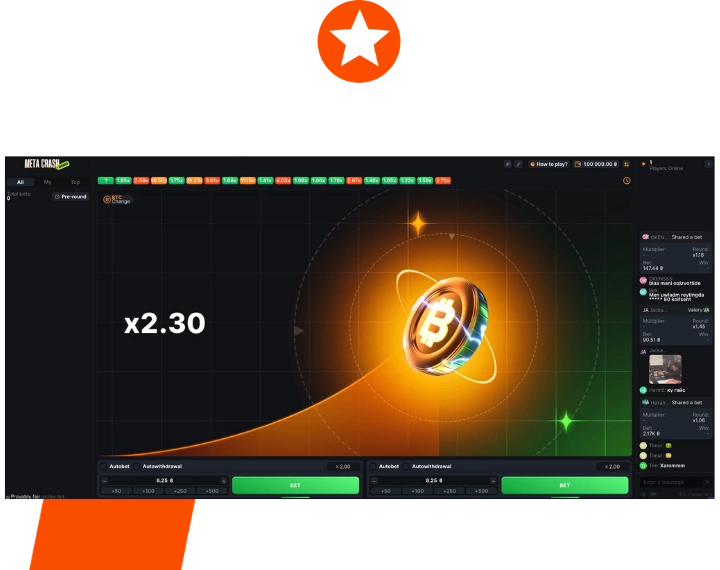 Play Meta Crash on Mostbet