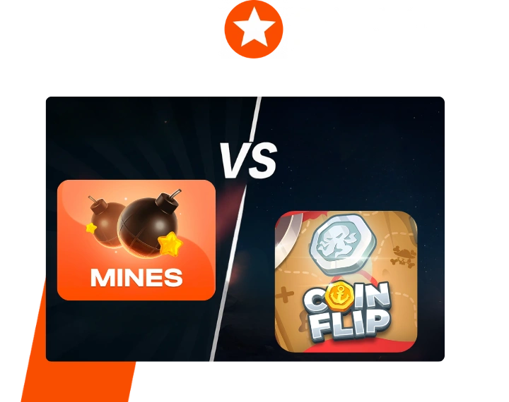 Mines vs Coin Flip