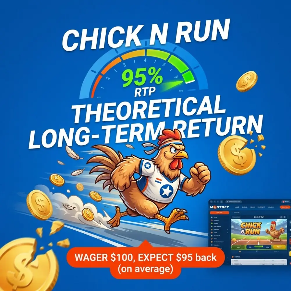Mostbet Chick N Run RTP and Volatility