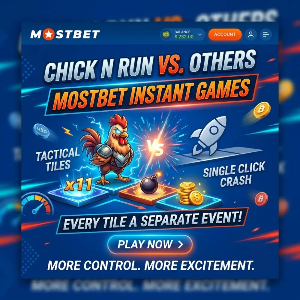 Mostbet Chick N Run vs Other Instant Games