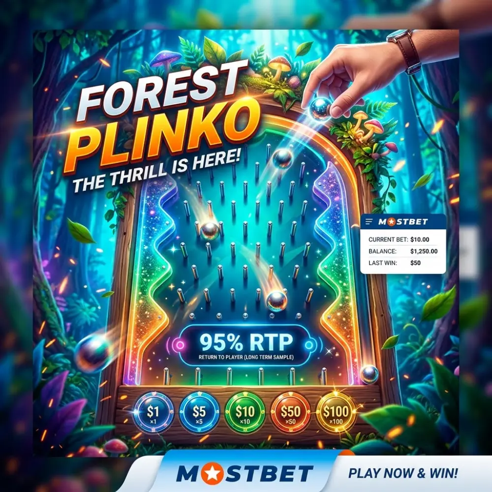 Mostbet Forest Plinko RTP and Volatility
