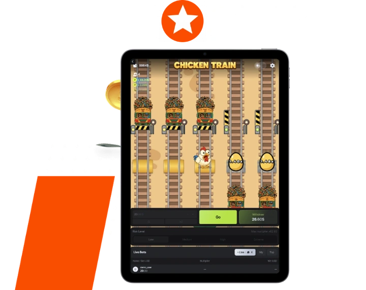 Chicken Train and navigate
