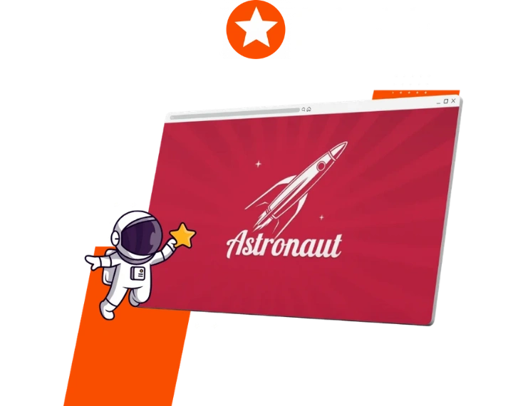 Astronaut interface on Mostbet
