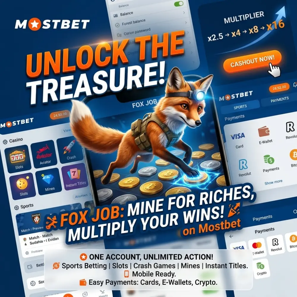 Why Players Choose Mostbet for Fox Job