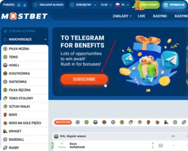 Odwiedź oficjalną platformę Mostbet